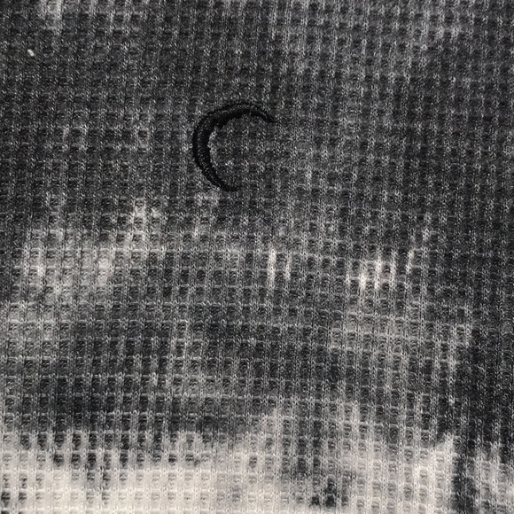 ZYIA Gray Hendrix Thermal Hoodie sweatshirt size XS oversized - Picture 5 of 13